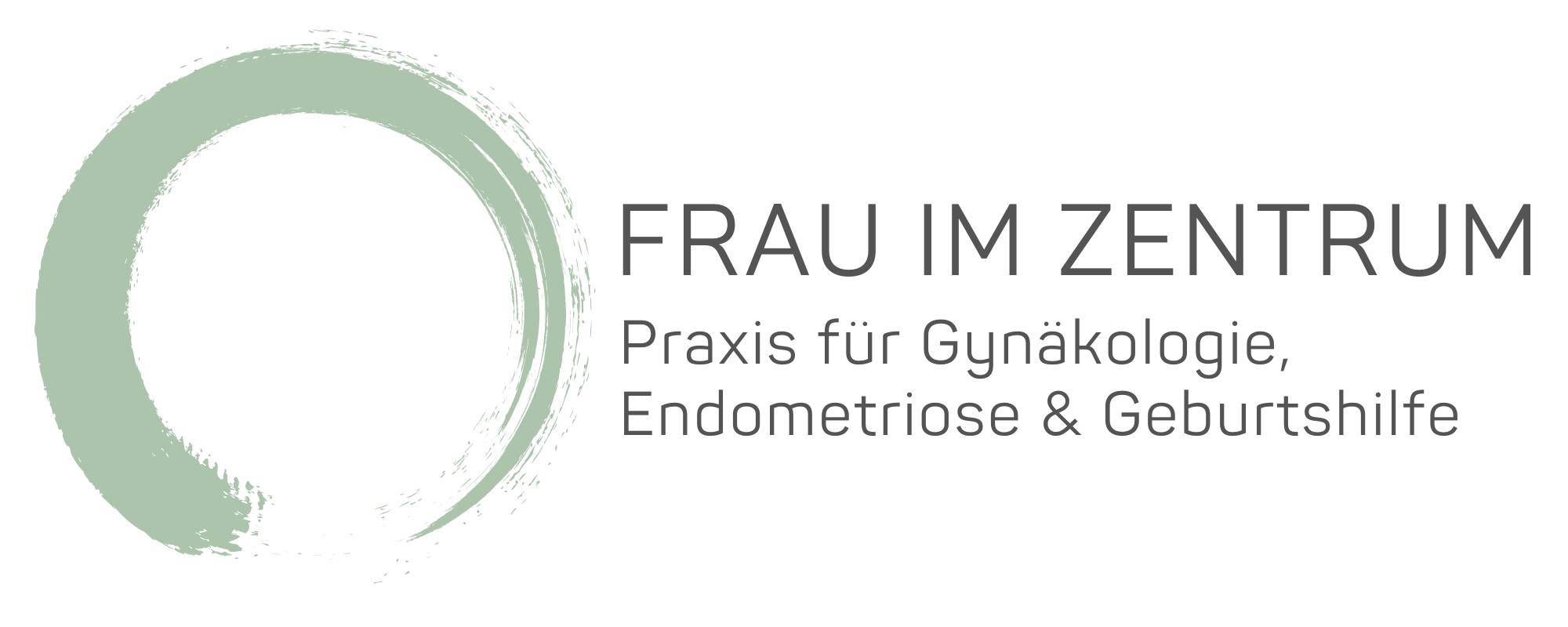 Frau im Zentrum logo